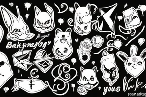 Something like a Bunksy works tattoo idea