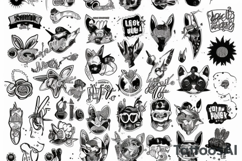 Something like a Bunksy works tattoo idea