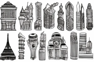 architecture tattoo idea