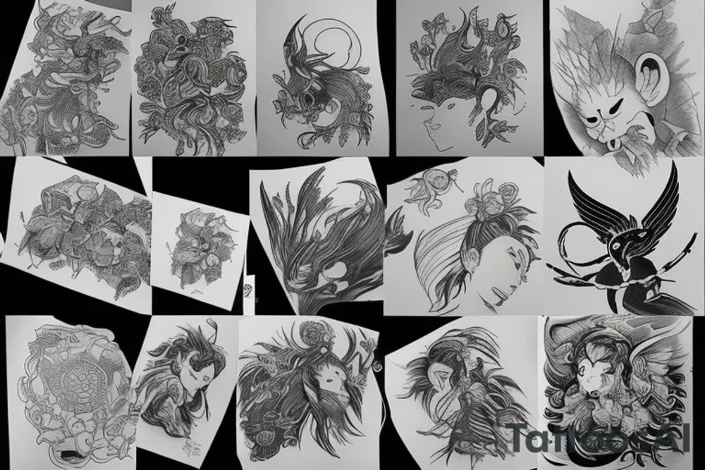 Phoenix tattoo idea
