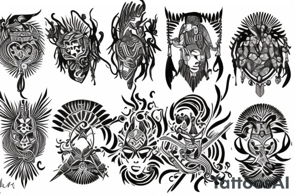 Phoenix tattoo idea
