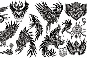 Phoenix tattoo idea