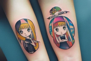 Girl tattoo idea