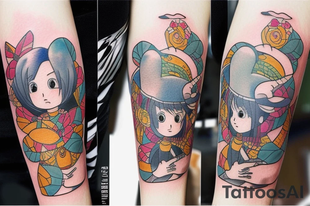 Girl tattoo idea