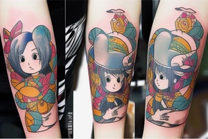 Girl tattoo idea