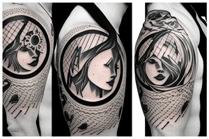 Alpha Noir / Omega White - Moonspell tattoo idea