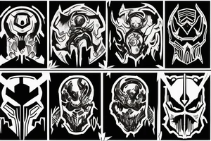 Doom slayer sigil tattoo idea