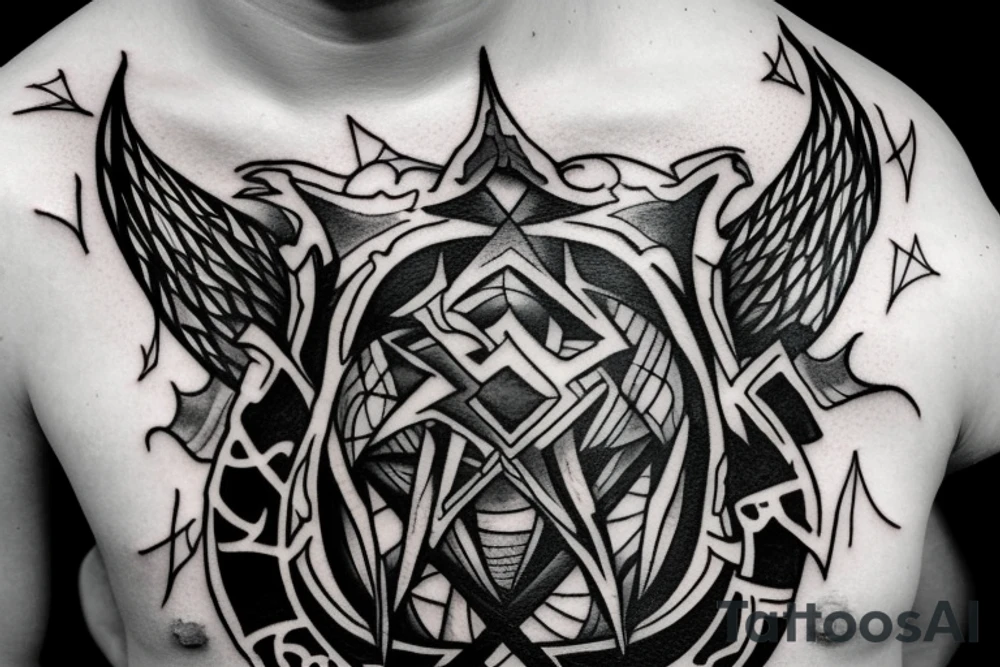 Sigil from Doom ethernal game tattoo idea