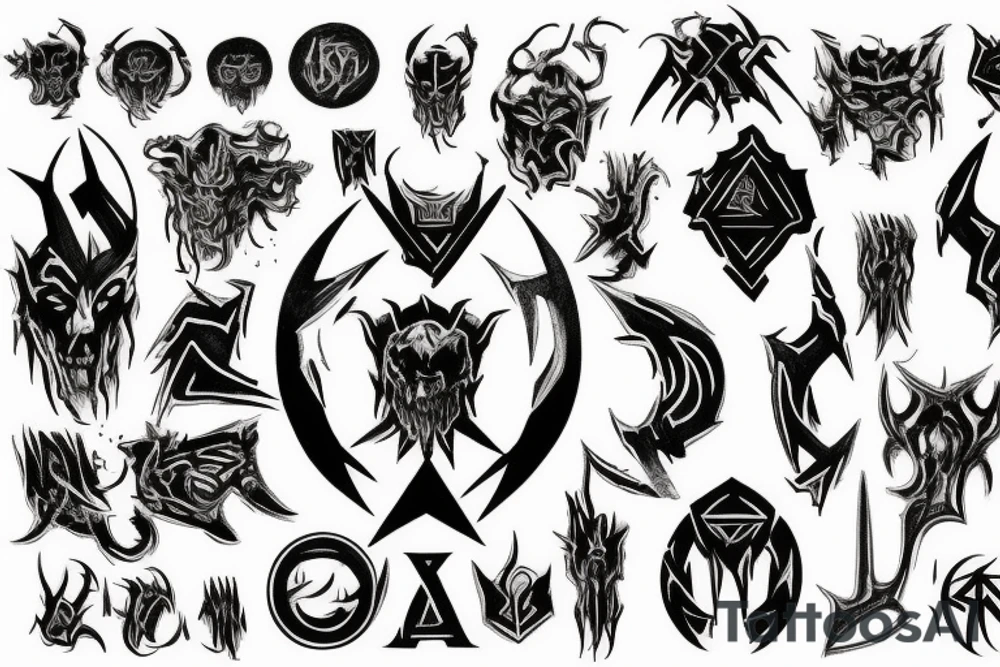 Doom sigil tattoo idea