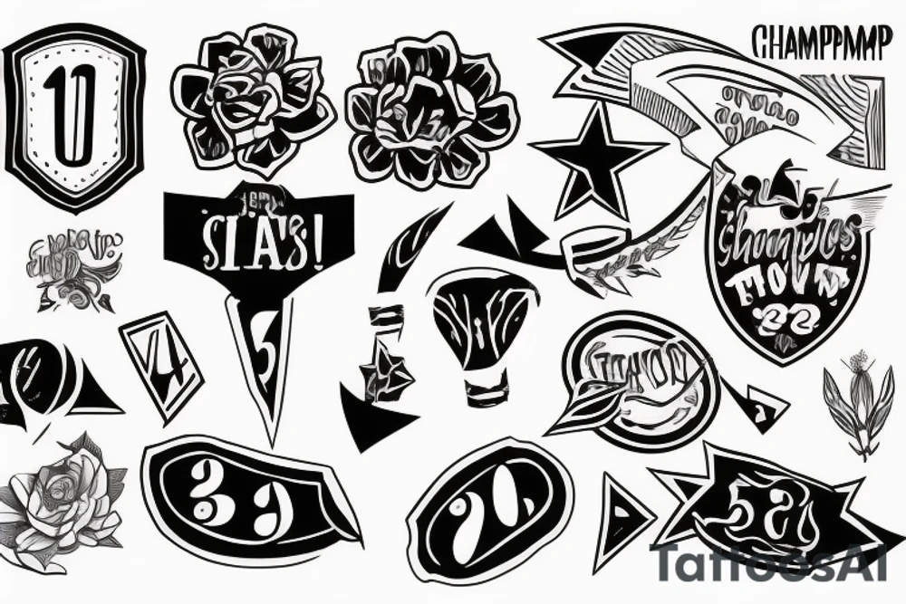 Champ Number 1 tattoo idea