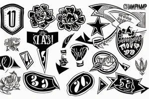 Champ Number 1 tattoo idea