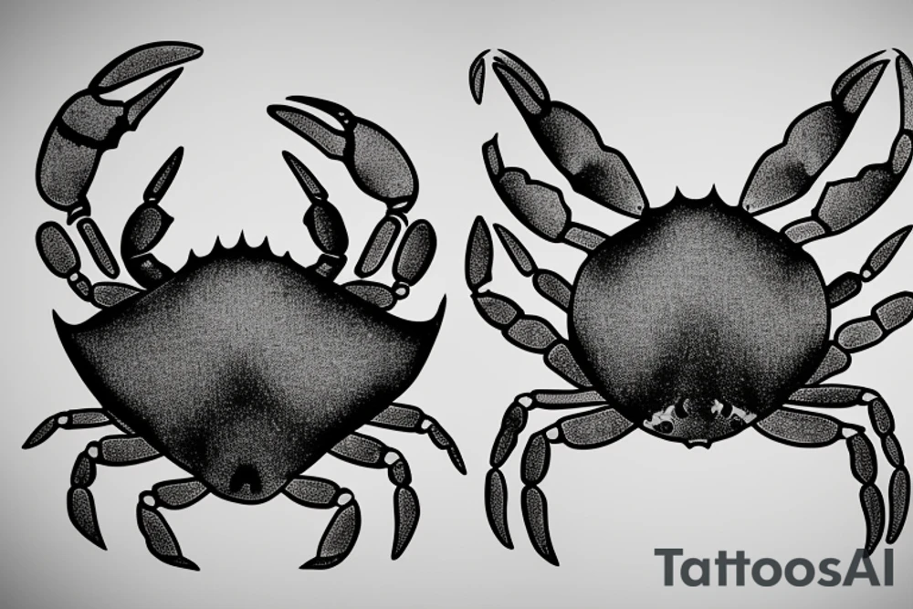 Crab tattoo idea