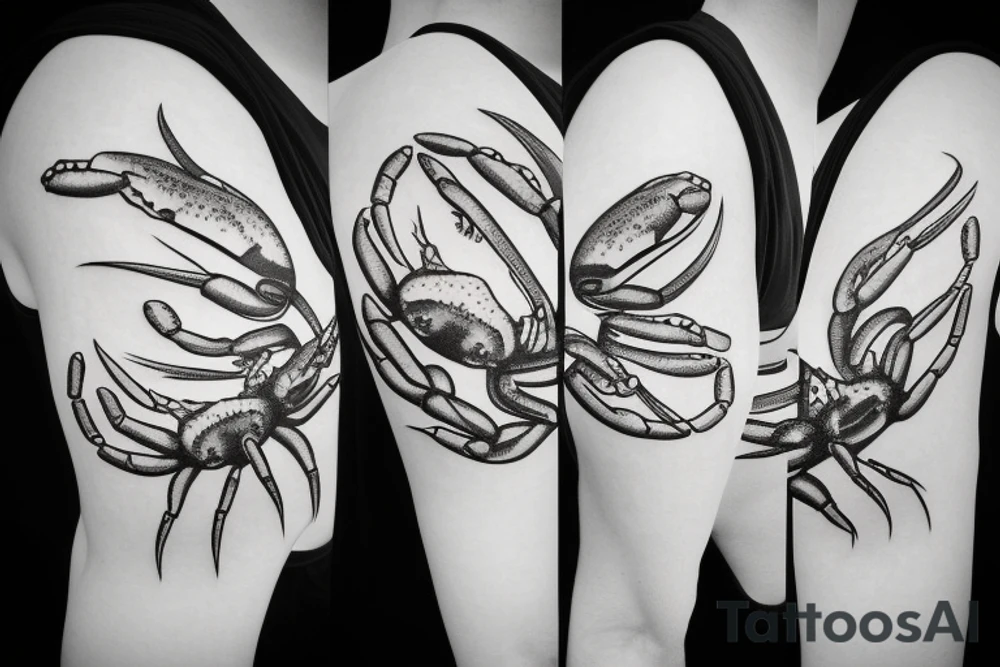 Crab tattoo idea
