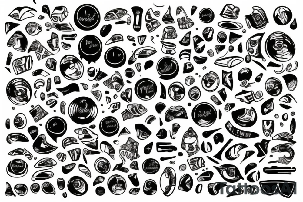 Label "MiSTEREO" tattoo idea