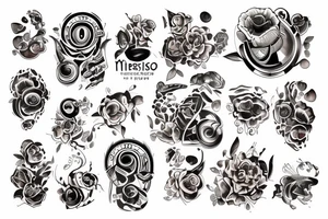 Label "MiSTEREO" tattoo idea