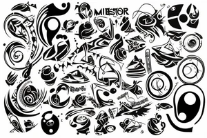 Label "MiSTEREO" tattoo idea