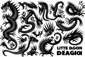Little dragon tattoo idea