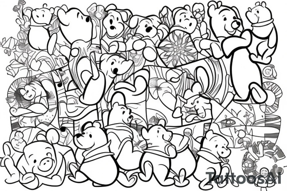 Winie the pooh tattoo idea
