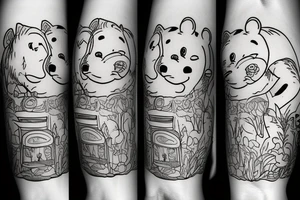 Winie the pooh tattoo idea