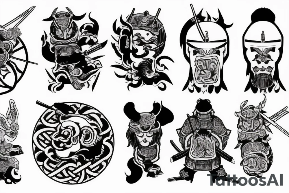 samurai tattoo idea