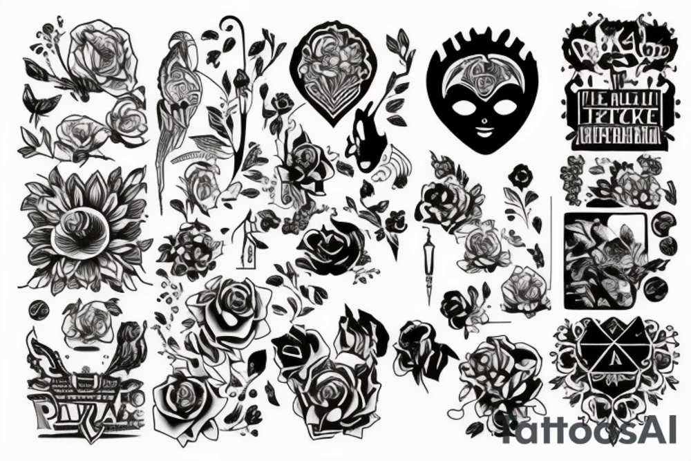 Нежная фея или русалка tattoo idea