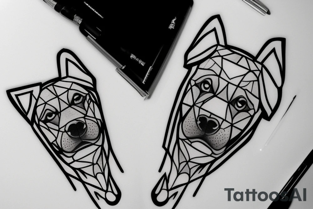 Enneagram & Rottweiler tattoo idea