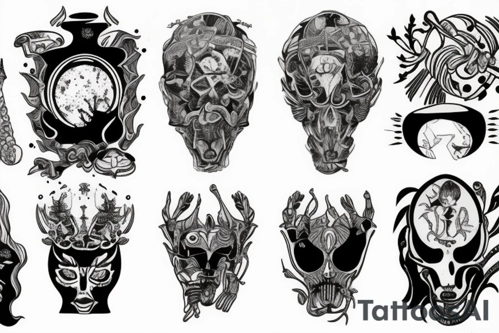 UFO picks human tattoo idea