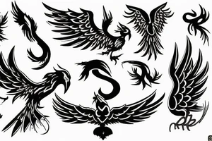 Phoenix tattoo idea