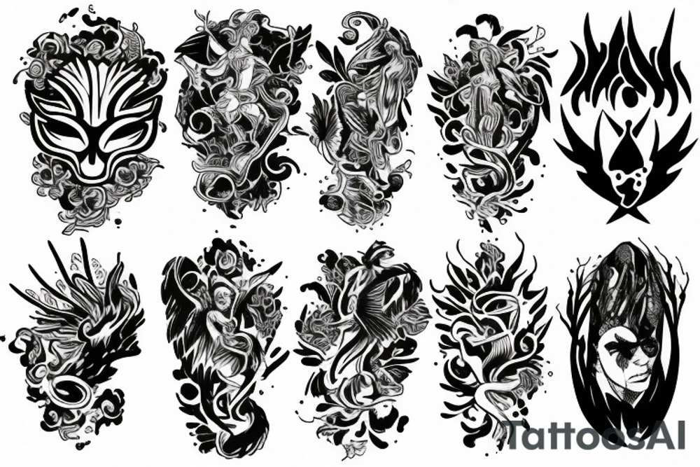 Phoenix tattoo idea