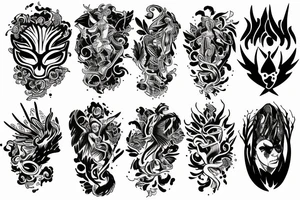 Phoenix tattoo idea