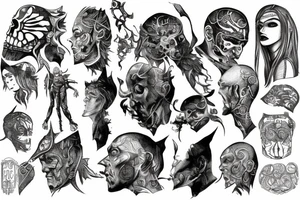 Berserk with stone tattoo idea