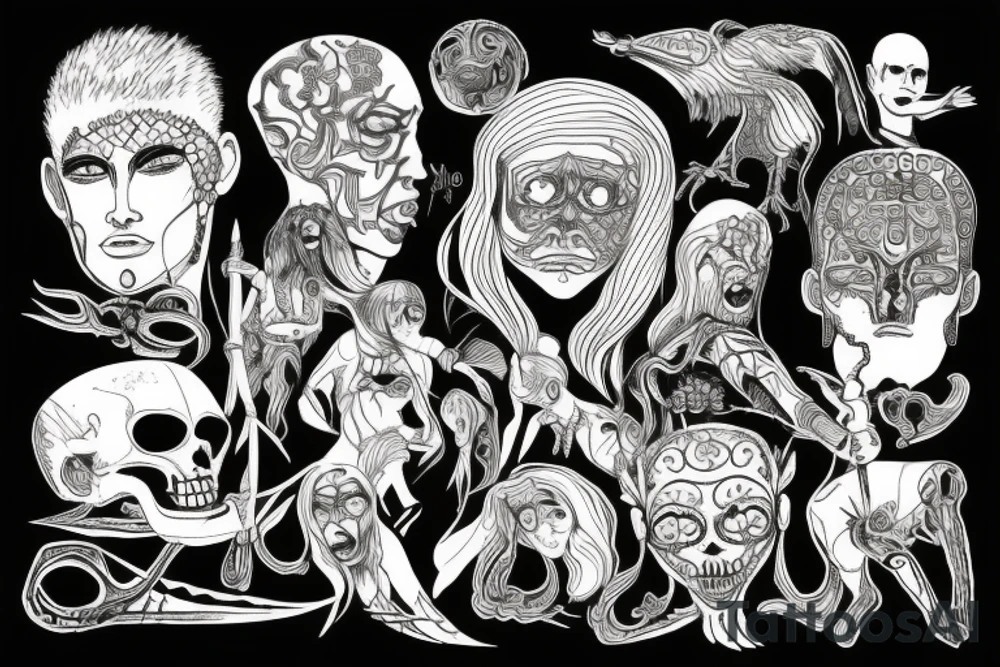 Berserk with stone tattoo idea