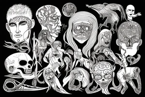 Berserk with stone tattoo idea