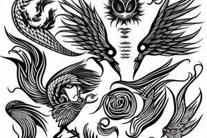 Phoenix tattoo idea