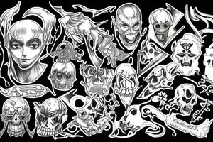 Berserk with stone tattoo idea