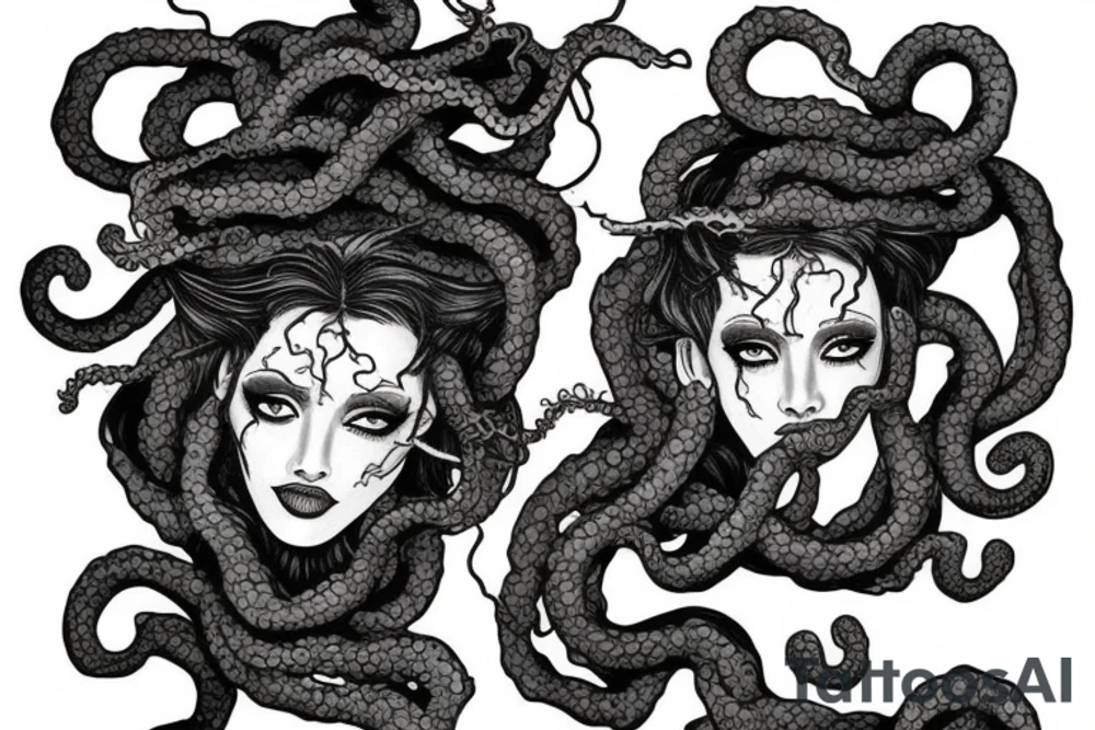 gorgon-killing medusa tattoo idea