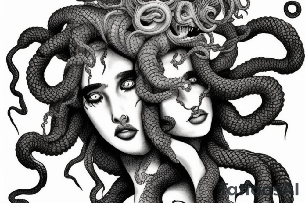 gorgon-killing medusa tattoo idea