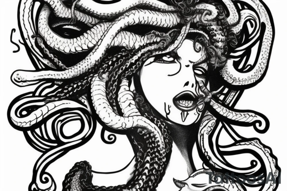 gorgon-killing medusa tattoo idea