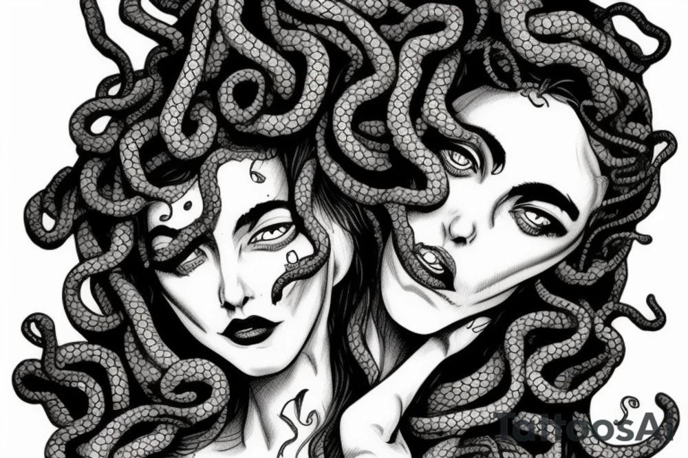 gorgon-killing medusa tattoo idea
