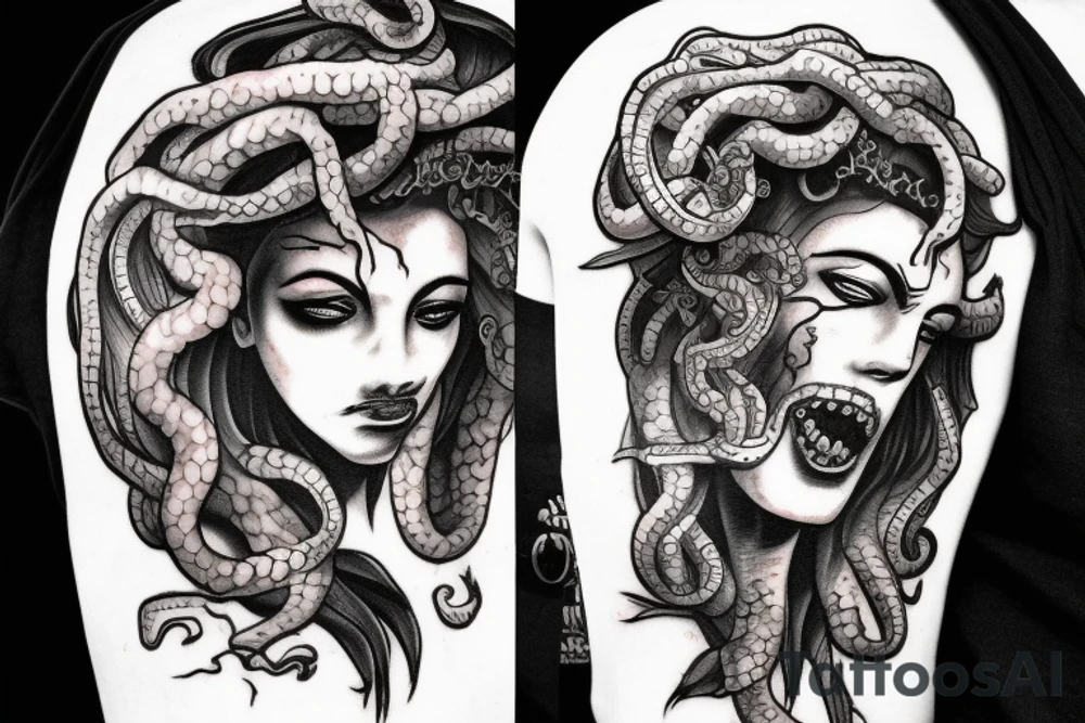 gorgon-killing medusa tattoo idea