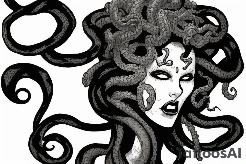 gorgon-killing medusa tattoo idea