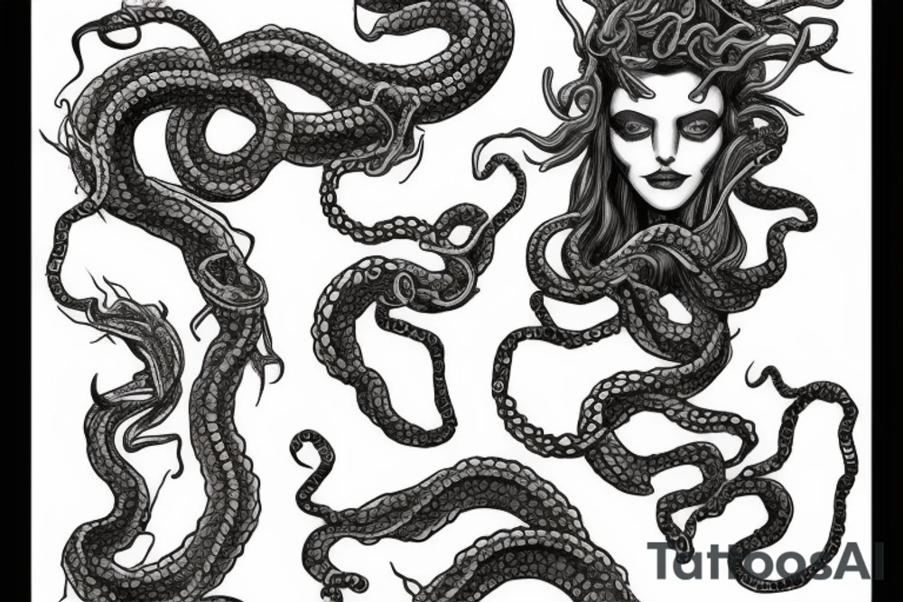 gorgon-killing medusa tattoo idea