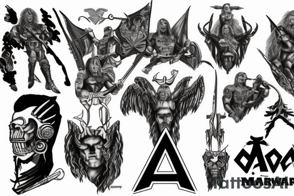 Manowar tattoo idea