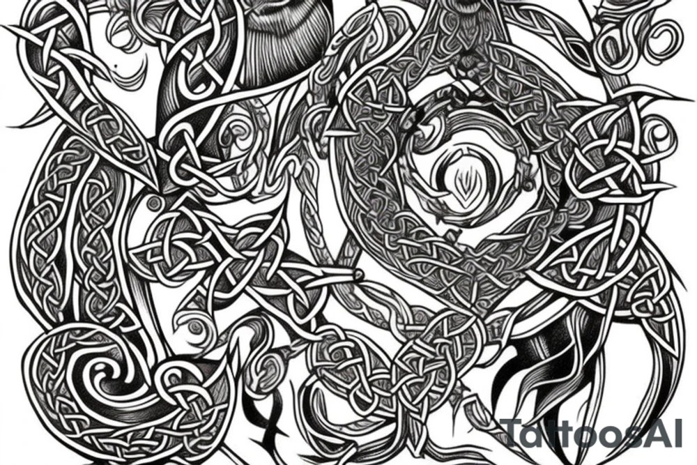 Celtic runa tattoo idea
