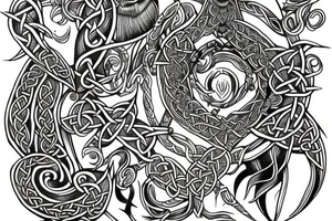 Celtic runa tattoo idea
