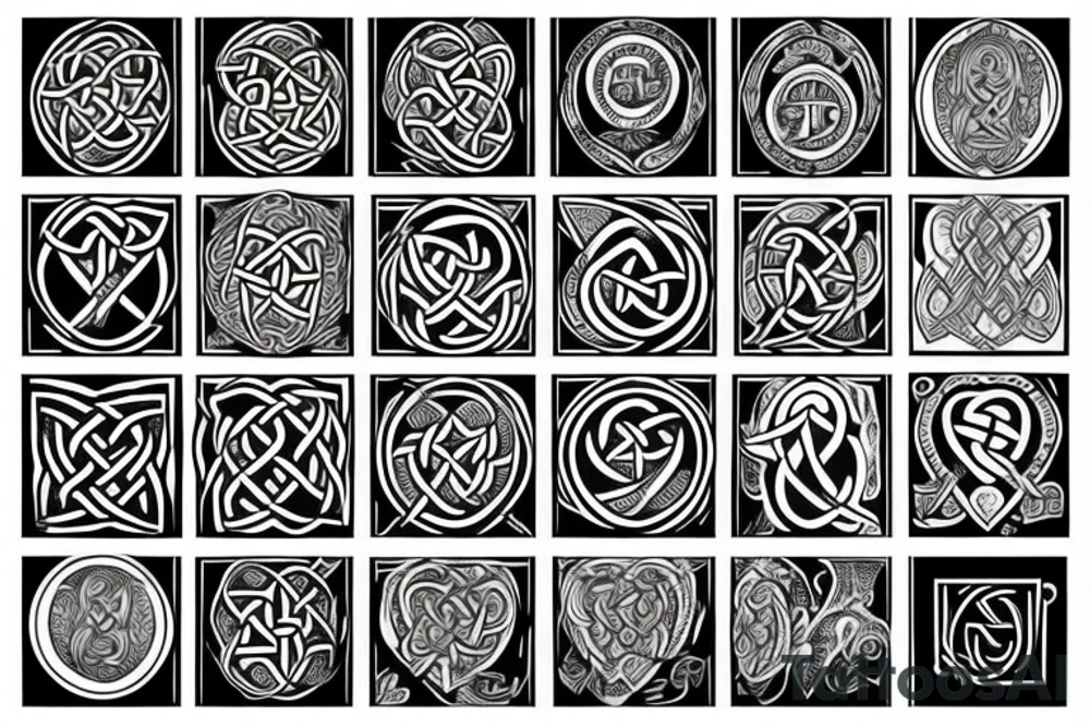 Celtic runa tattoo idea