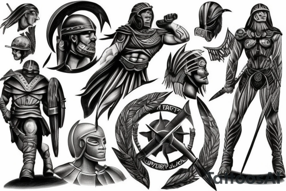 Spartan tattoo idea