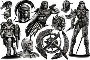 Spartan tattoo idea
