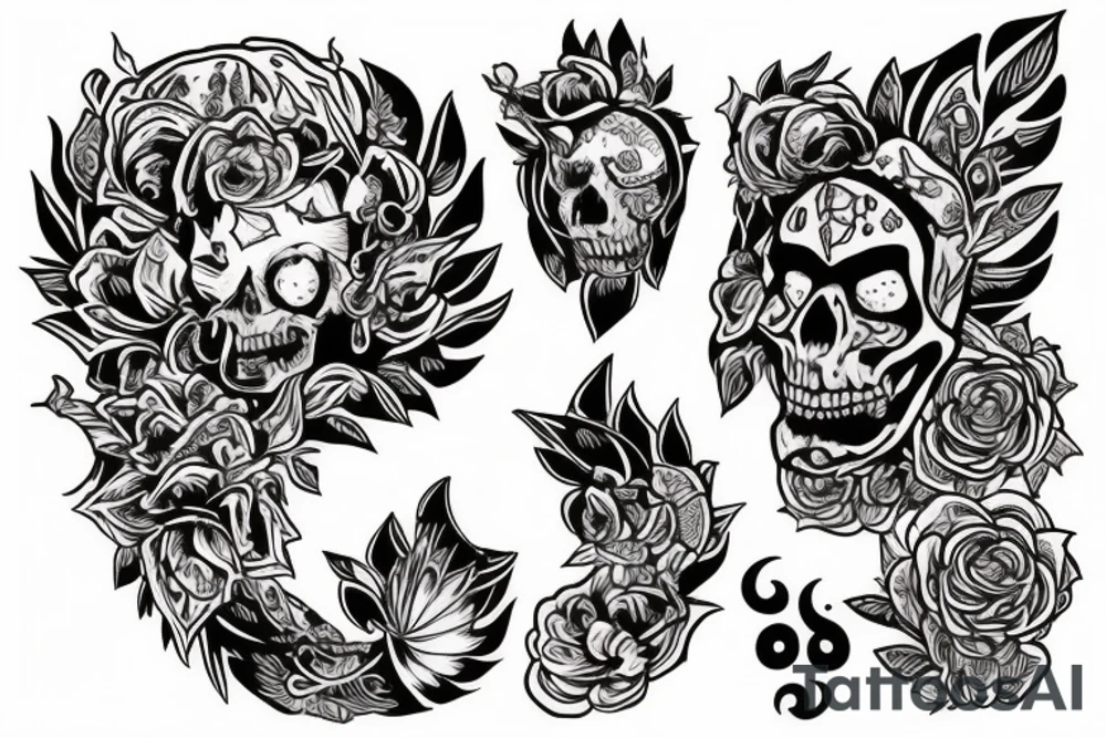 Машина с бочками tattoo idea