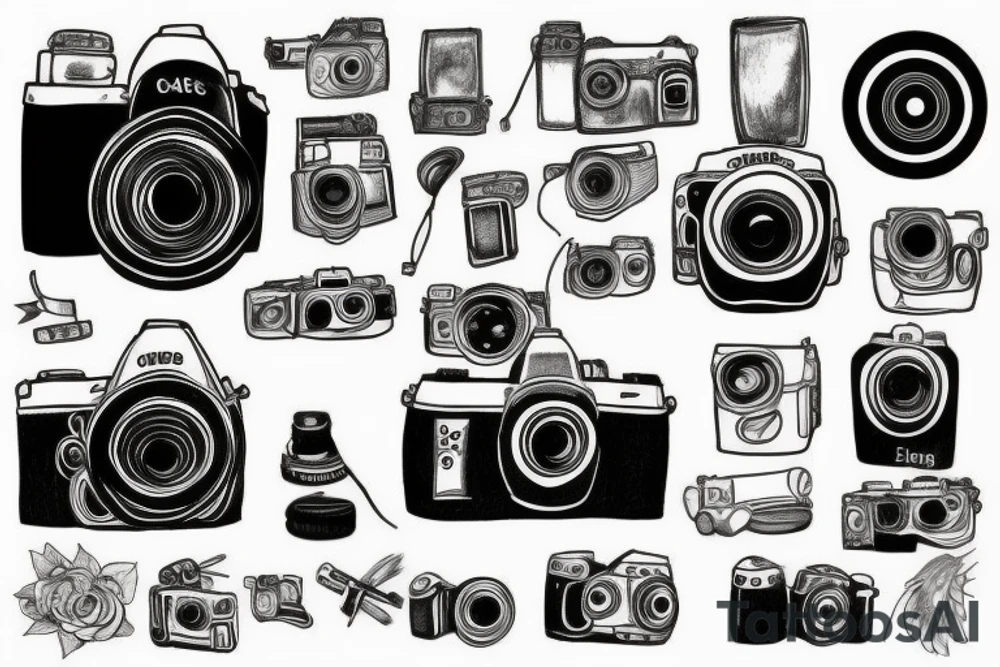 camera tattoo idea